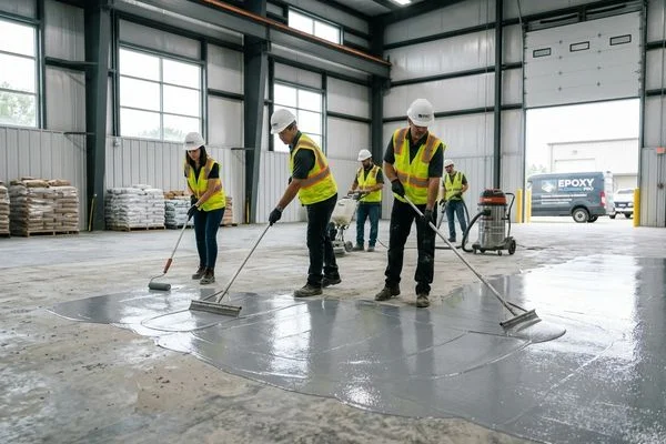 Epoxy & Urethane Flooring Grand Rapids project 1
