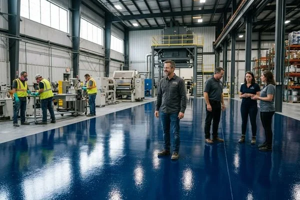 Chemical-Resistant Flooring for Acid & Solvent Damaged Concrete Grand Rapids after