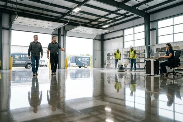 Polished Concrete Grand Rapids project 1