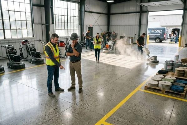 Polished Concrete Grand Rapids project 2